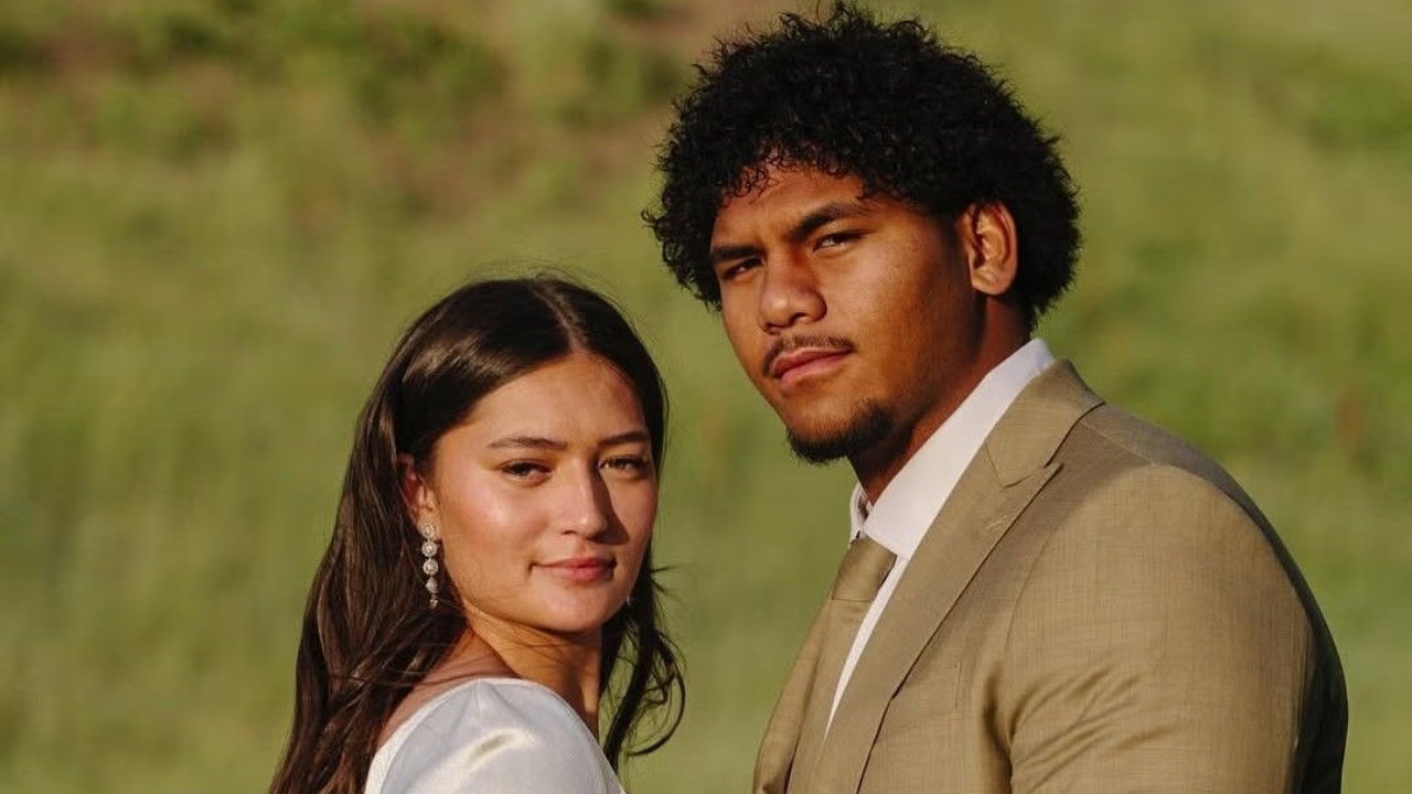 kingsley suamataia with his Wife Nani Falatea