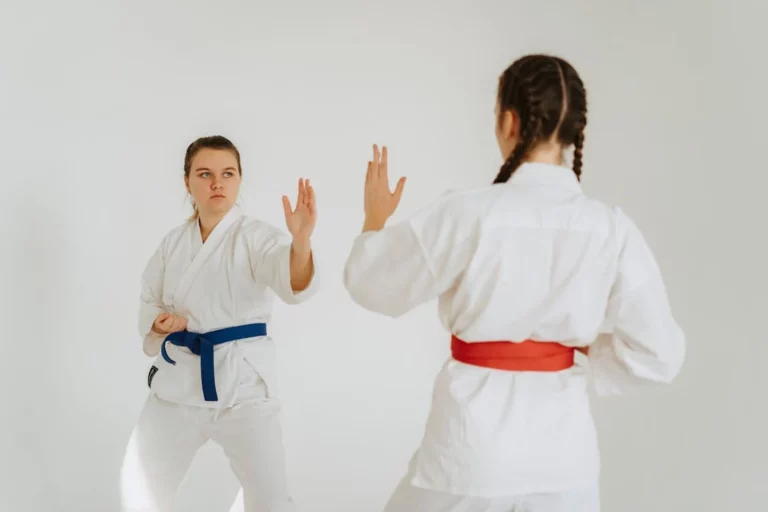 Doing Karate