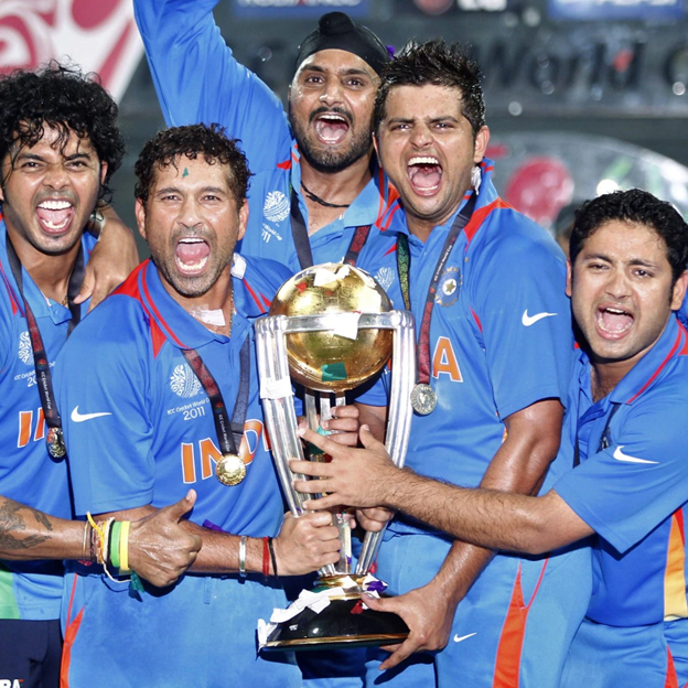 India champions for the second time, 2011