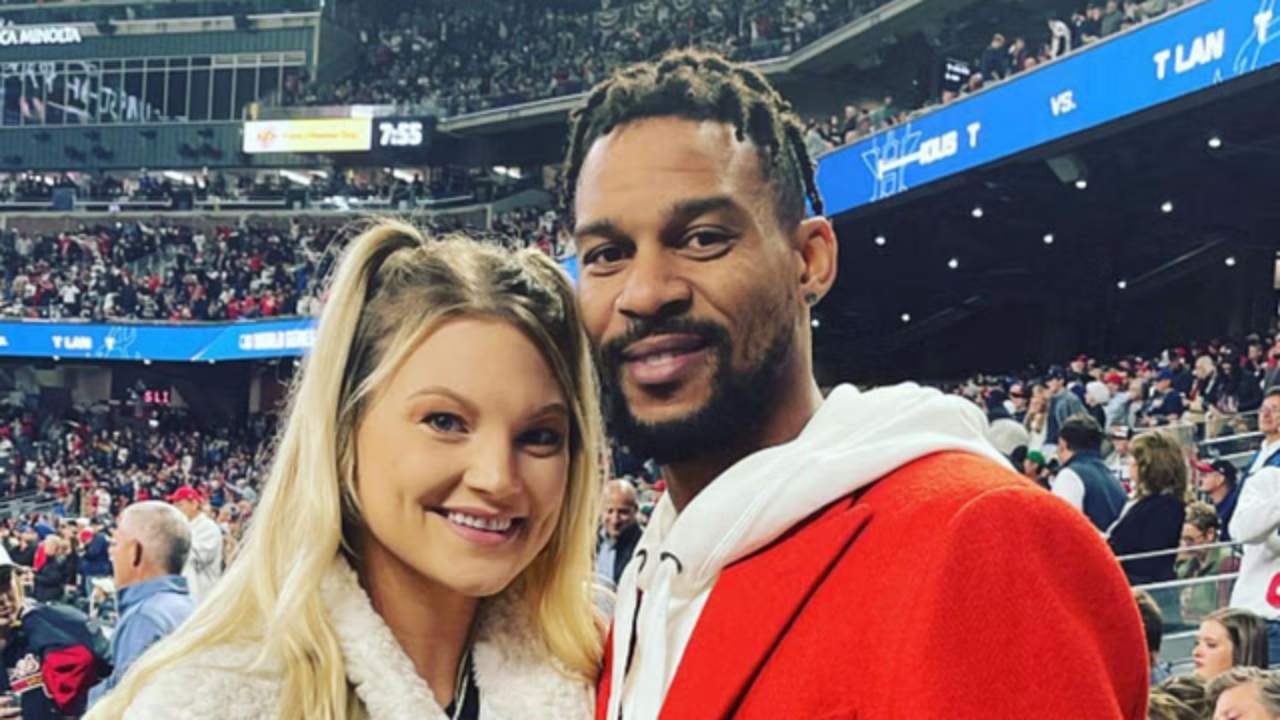 Byron Buxton his wife Lindsey Buxton