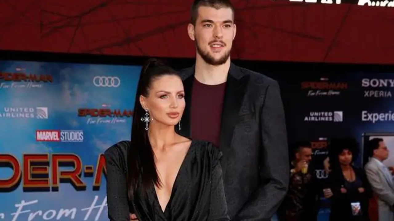Ivica Zubac his wife Kristina Prišč