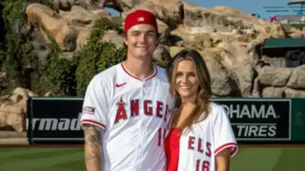 Mickey Moniak his wife Sophia Visotcky
