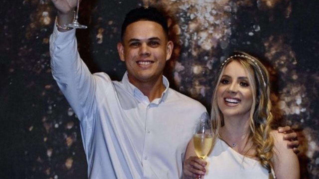 Gio Urshela his wife Danna Delgado