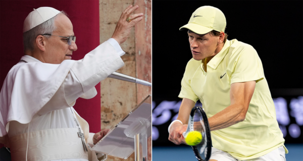 Tennis World No.1 Jannik Sinner Welcomed by Tennis Fan Pope Leo XIV