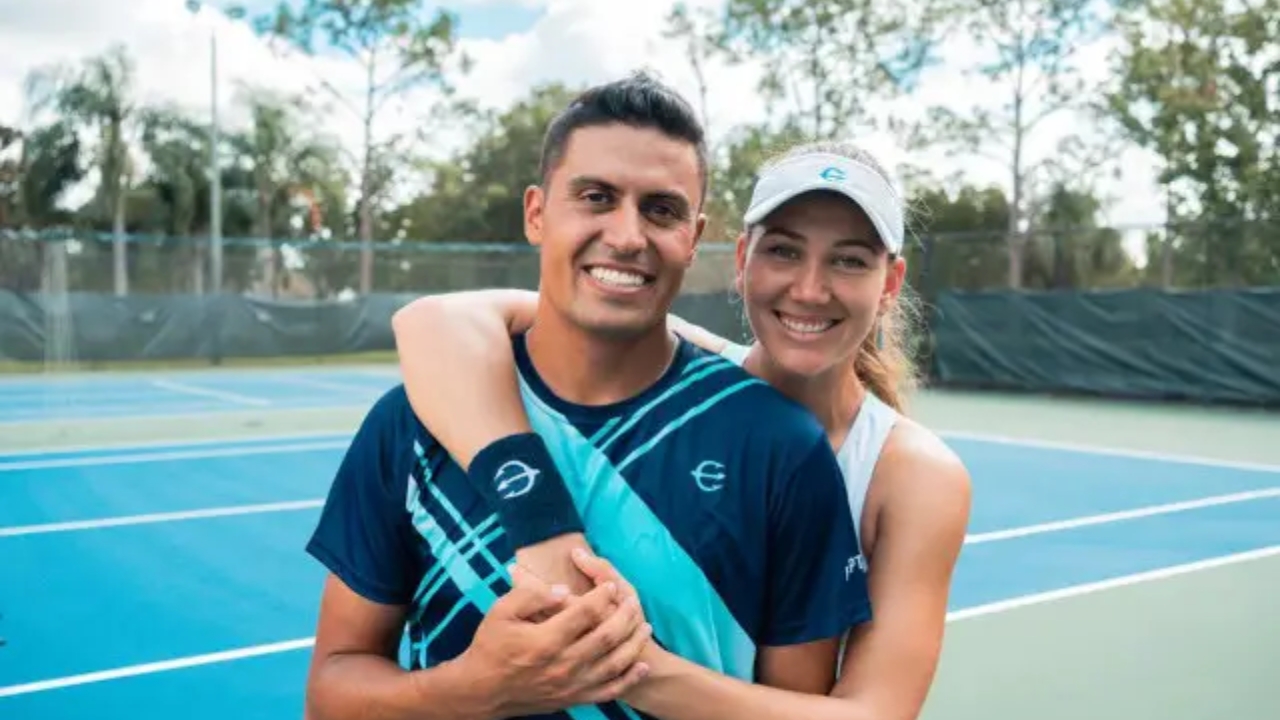 Nicole Melichar-Martinez hir hasbend Carlos Martinez