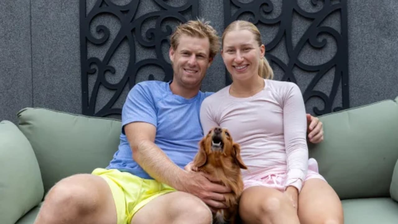 Luke Saville his Wife Daria Saville