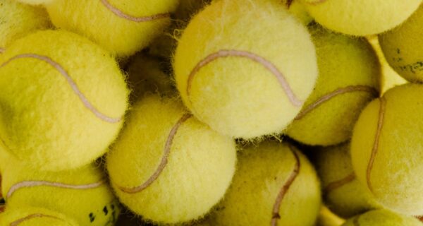 A Close-Up Shot of Tennis Balls