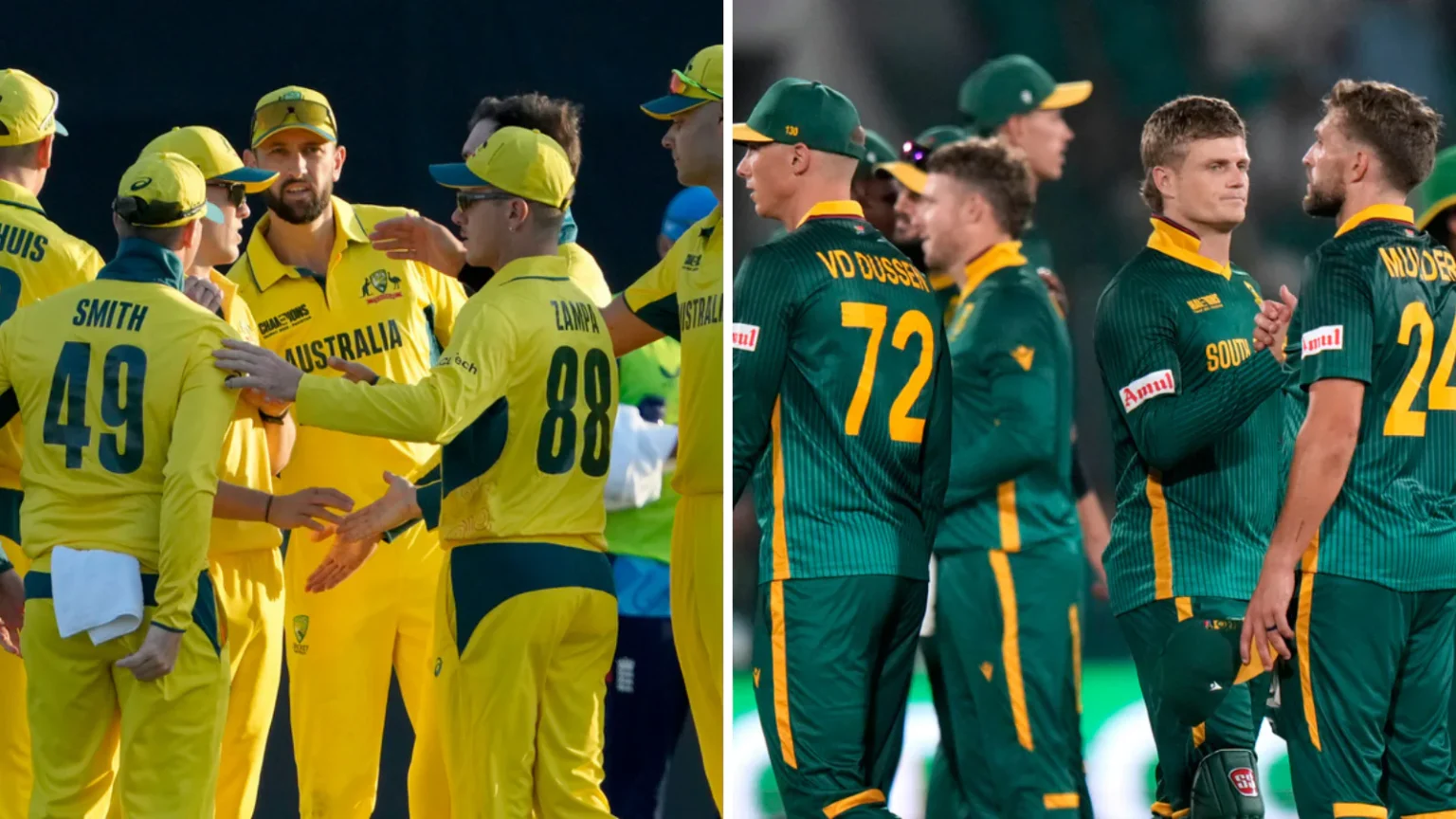 Australian Men's Cricket Team vs South Africa National Cricket Team Australian Men's Cricket Team vs South Africa National Cricket Team