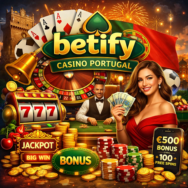 Interface do Betify Casino em Portugal