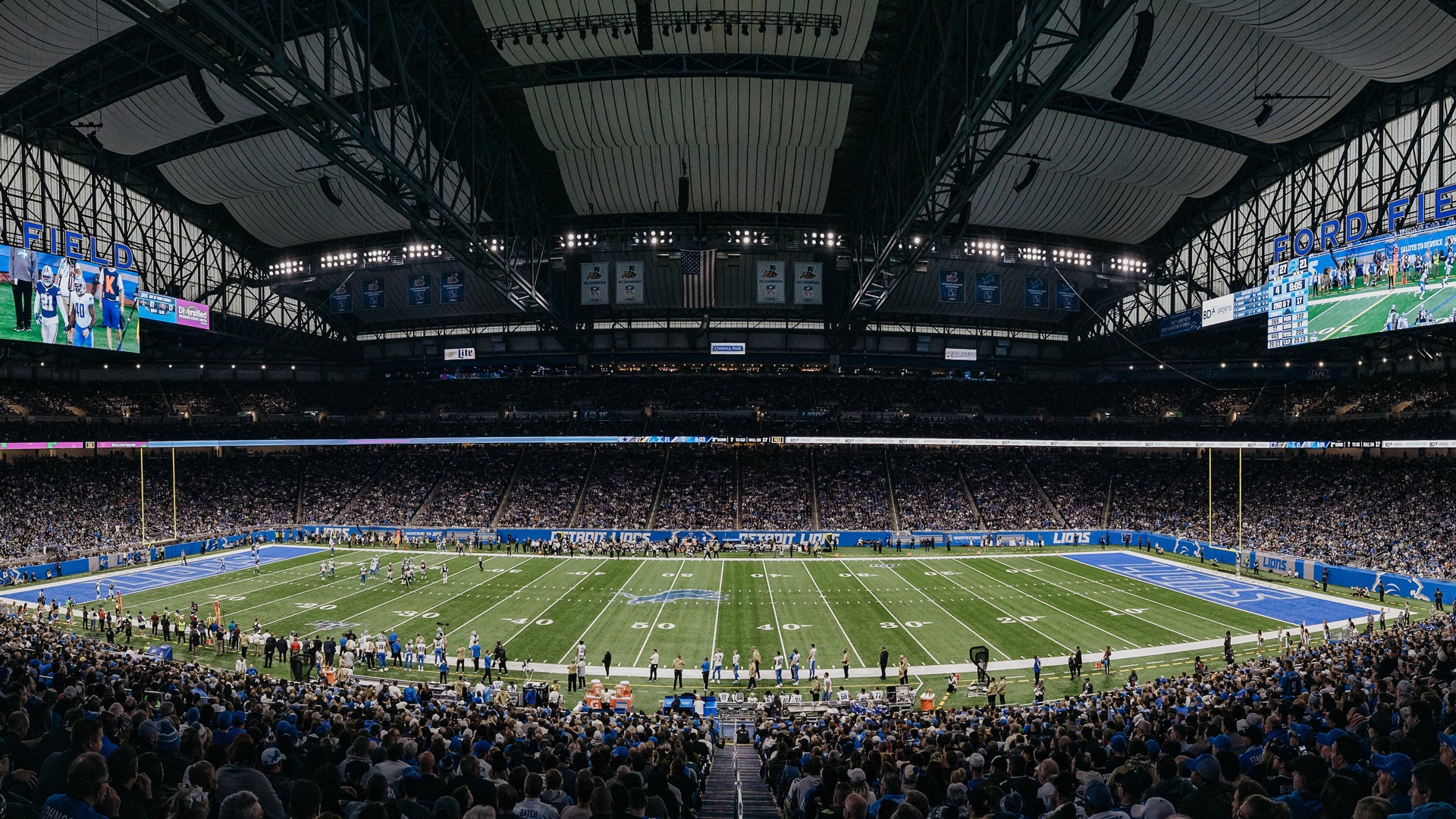 Detroit Lions at Ford Field Detroit Lions game at Ford Field