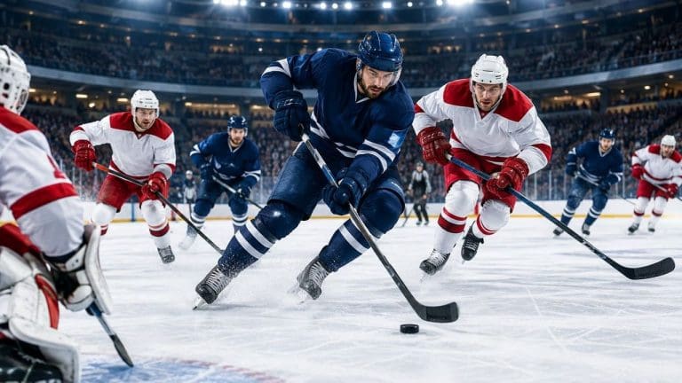NHL Frozen Frenzy hockey action on October 13, 2026