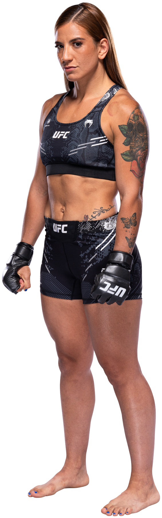Ailin Perez full-body stance