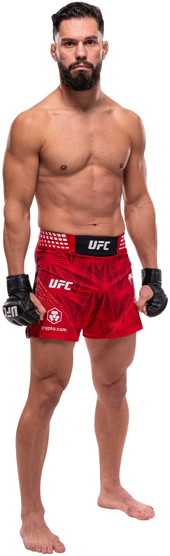 Dennis Buzukja full-body stance