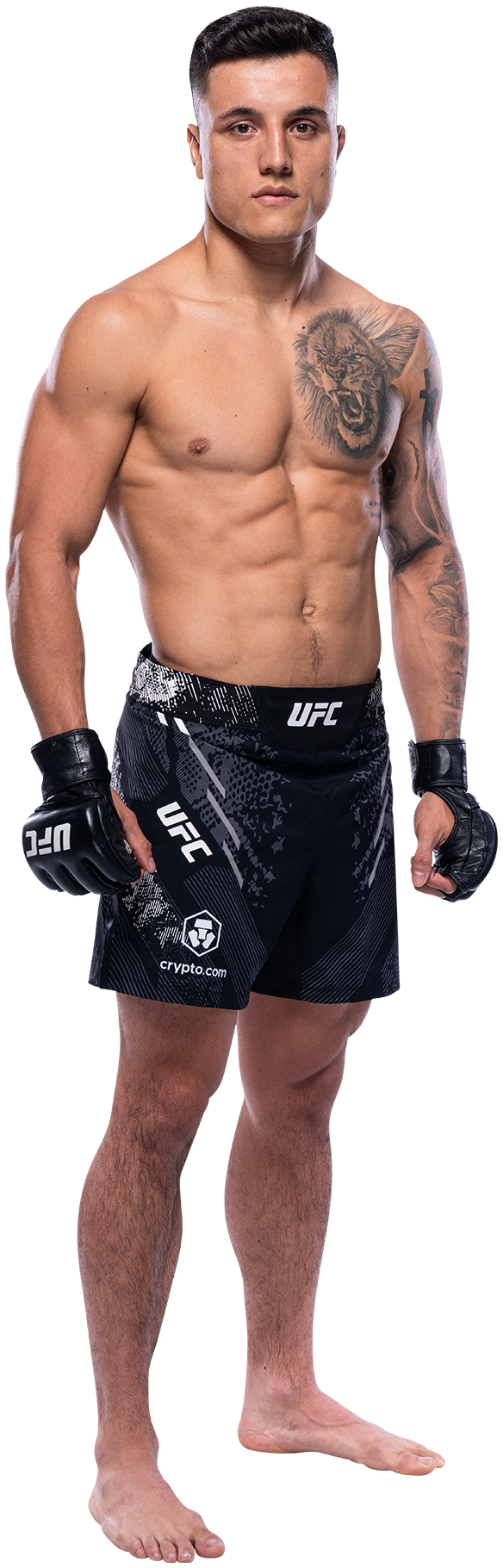 Francisco Prado full-body stance