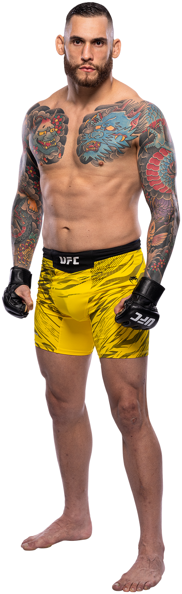 Rodolfo Bellato full-body stance