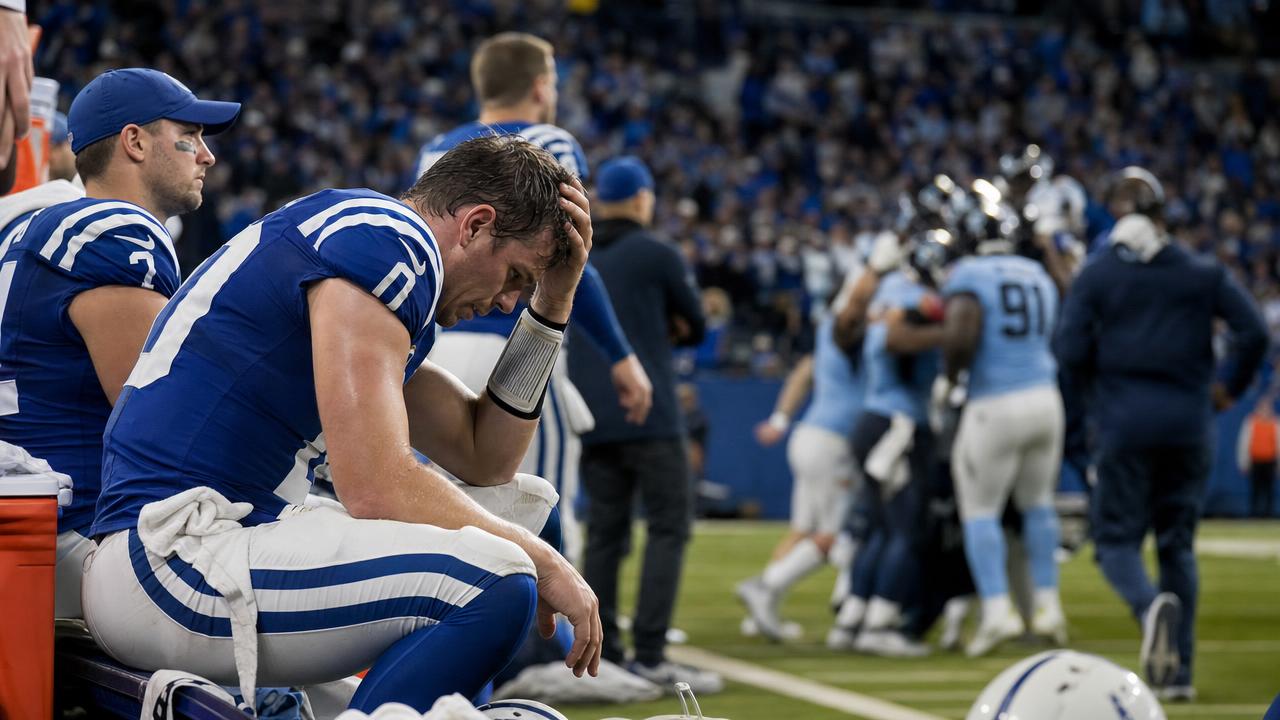 Colts squander 13-point lead as Titans claim first win, 26-20 Colts squander 13-point lead as Titans claim first win, 26-20